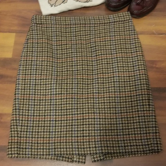 J.Crew Tweed pencil skirt size 0 EUC - Picture 8 of 8